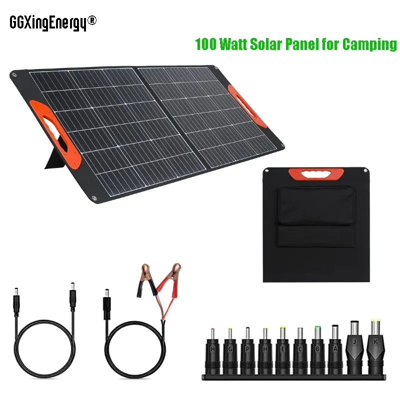 Panneau solaire de 100 watts pour le camping